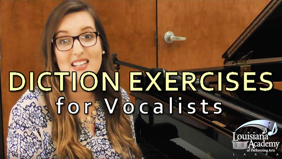 Learn how to sing clearly through diction exercises for vocalists in New Orleans, Mandeville, and Covington, LA