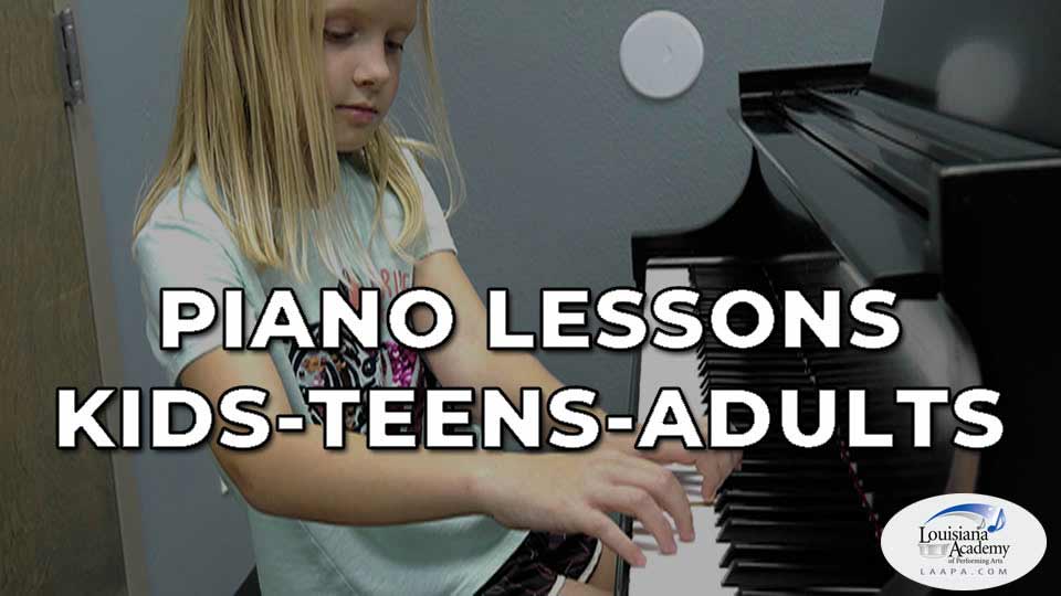 Piano Instruction at LAAPA in Metairie, Covington, and Mandeville, LA