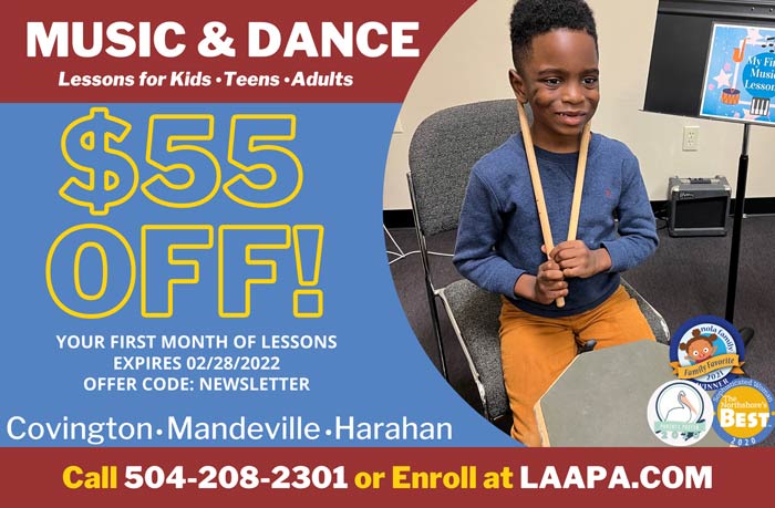 Join the Fun with Music and Dance in Covington, Harahan, and Mandeville, LA!